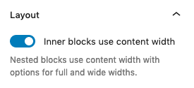 inner blocks use content width
