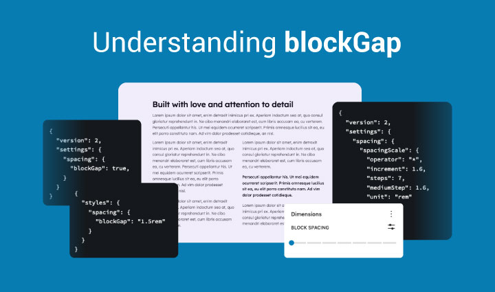 understanding block gap in wordpress block editor